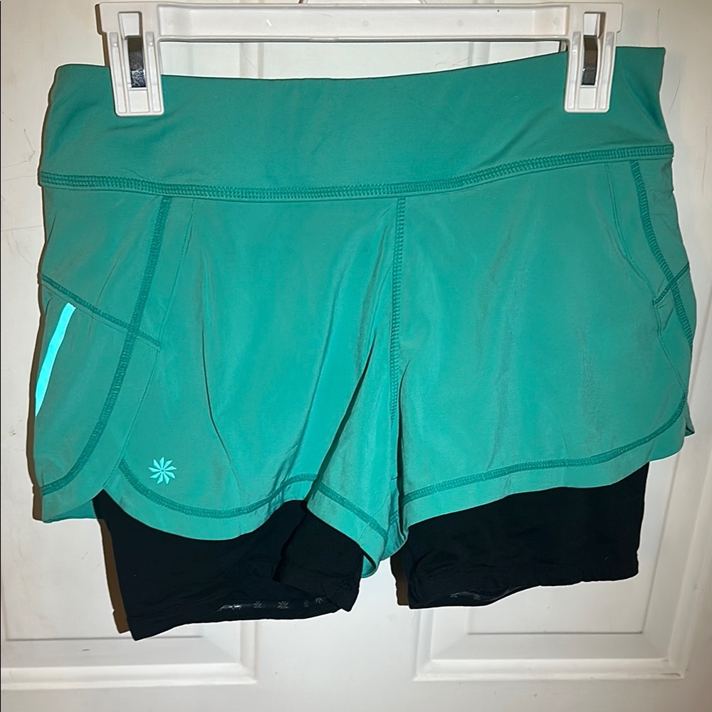 Athleta Women’s Teal Running Shorts